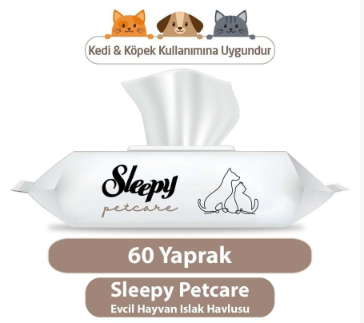 Pet Sleepy Petcare Pet Havlu 60 Lı