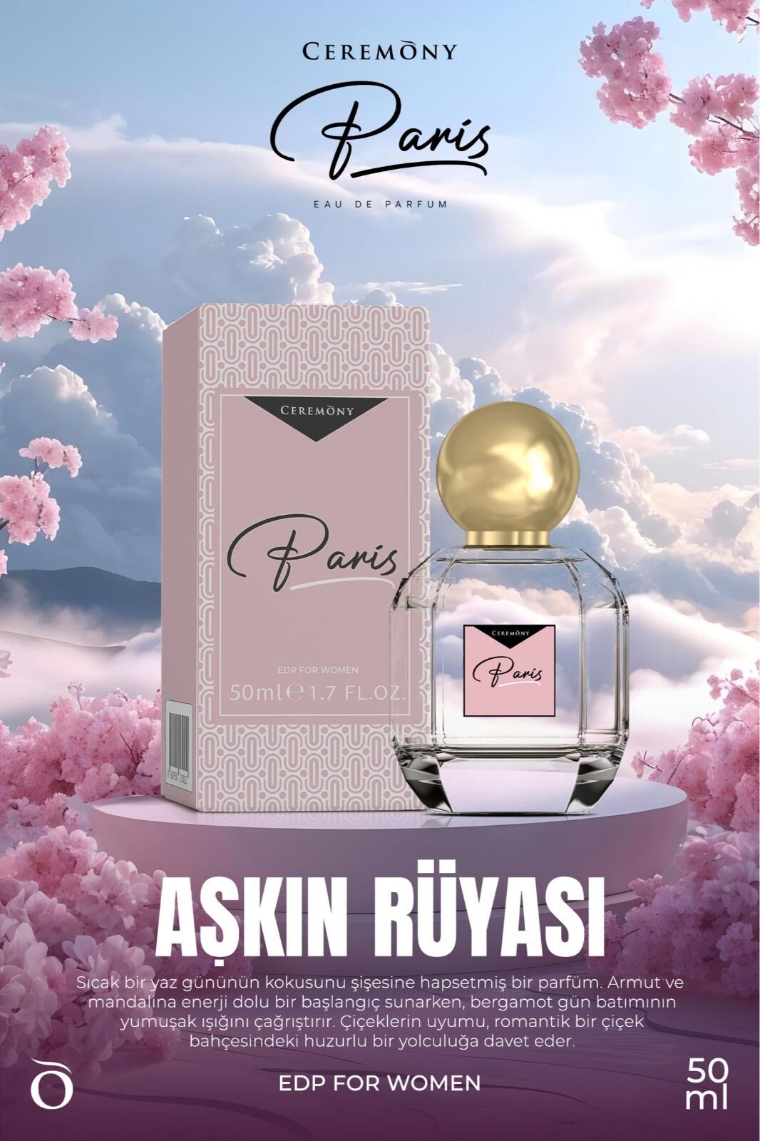 Ceremony Kadın Parfüm EDP 50 ml Paris