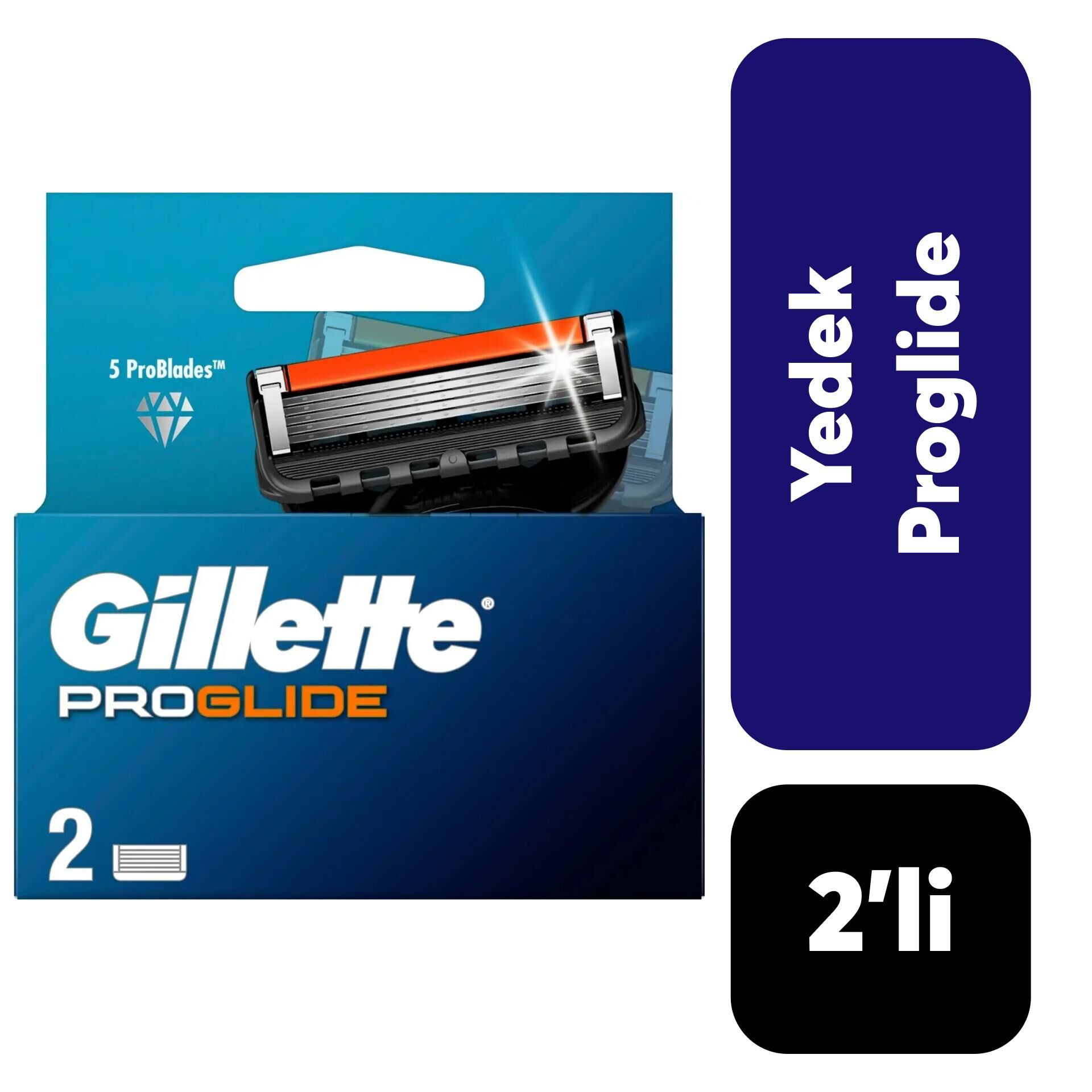 Gillette Yedek Başlık Proglide 2'li