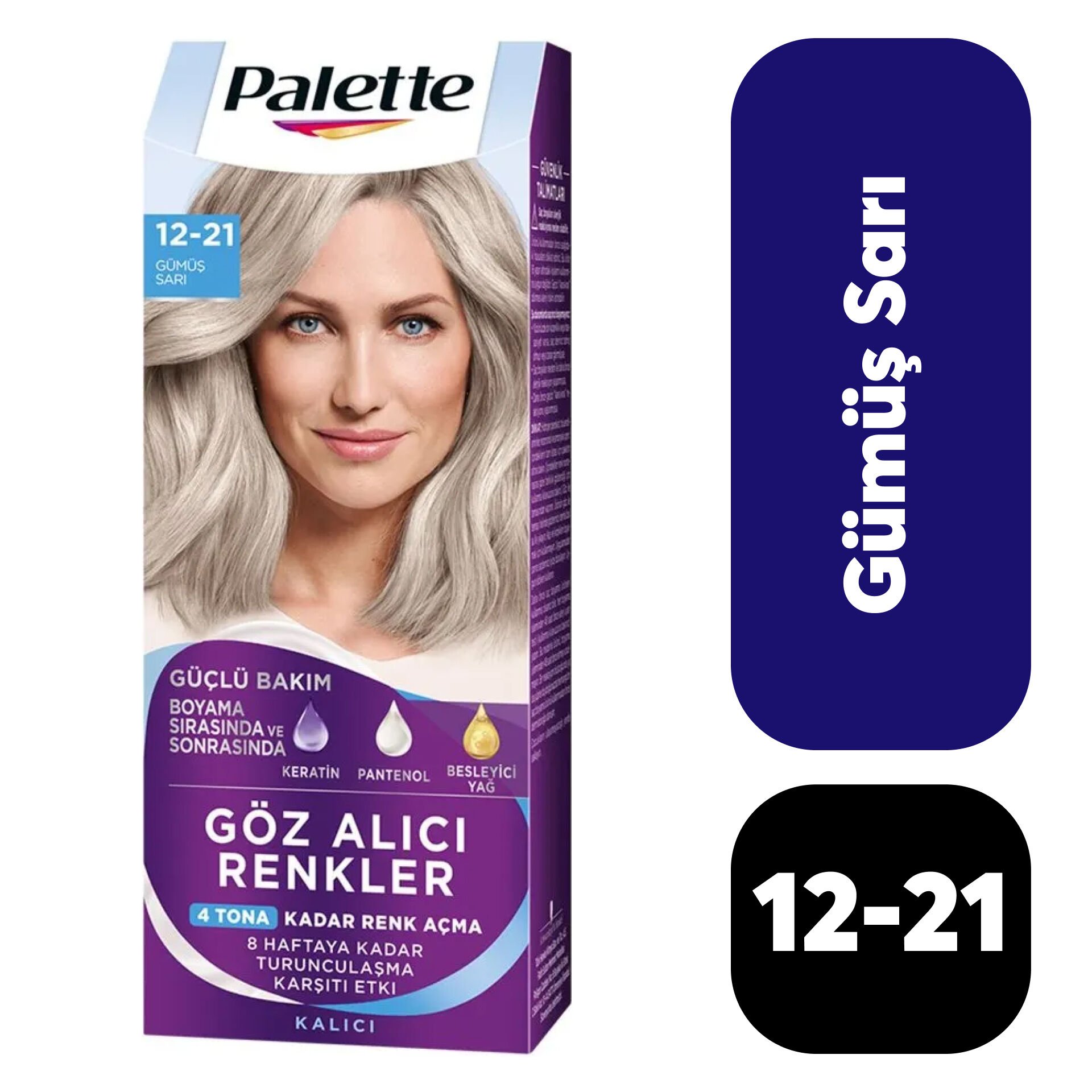 Palette 12-21 Gümüş Sarı