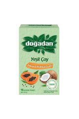.Doğadan 18’li Yeşil Çay Papaya & Hindistan Cevizi