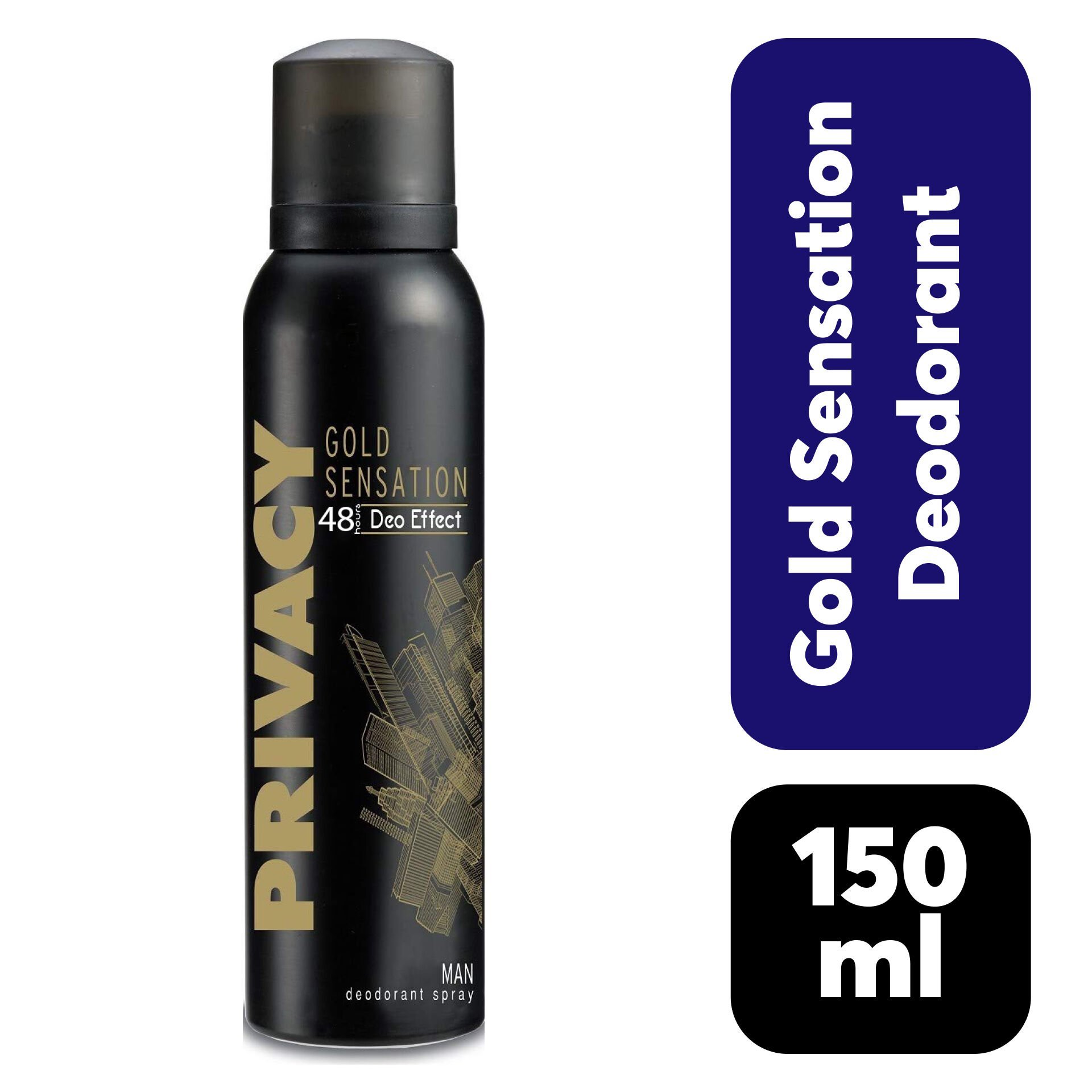 Deodorant Erkek Privacy 150 ml Gold Sensation