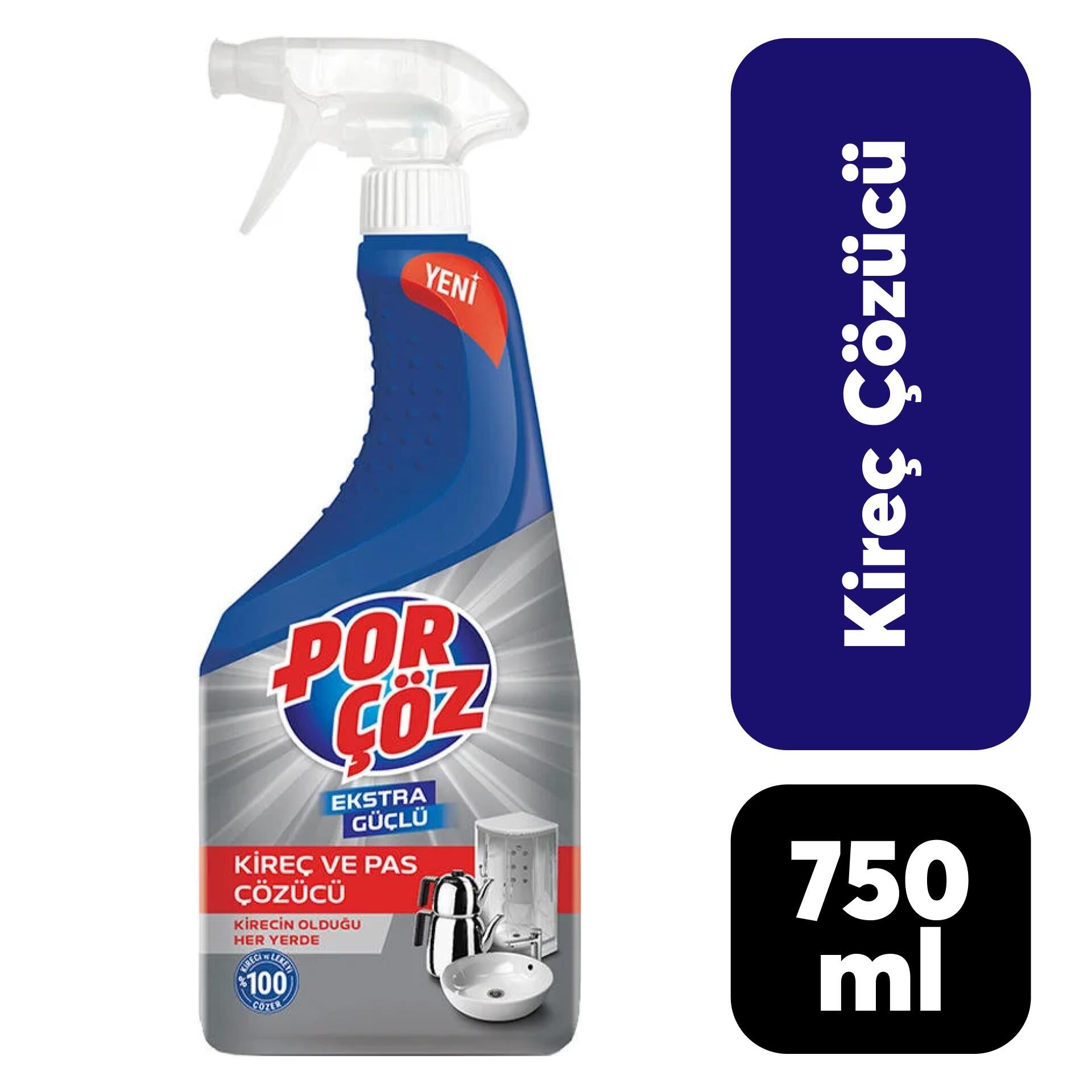 Çözücü Sprey Porçöz 750 ml Kireç