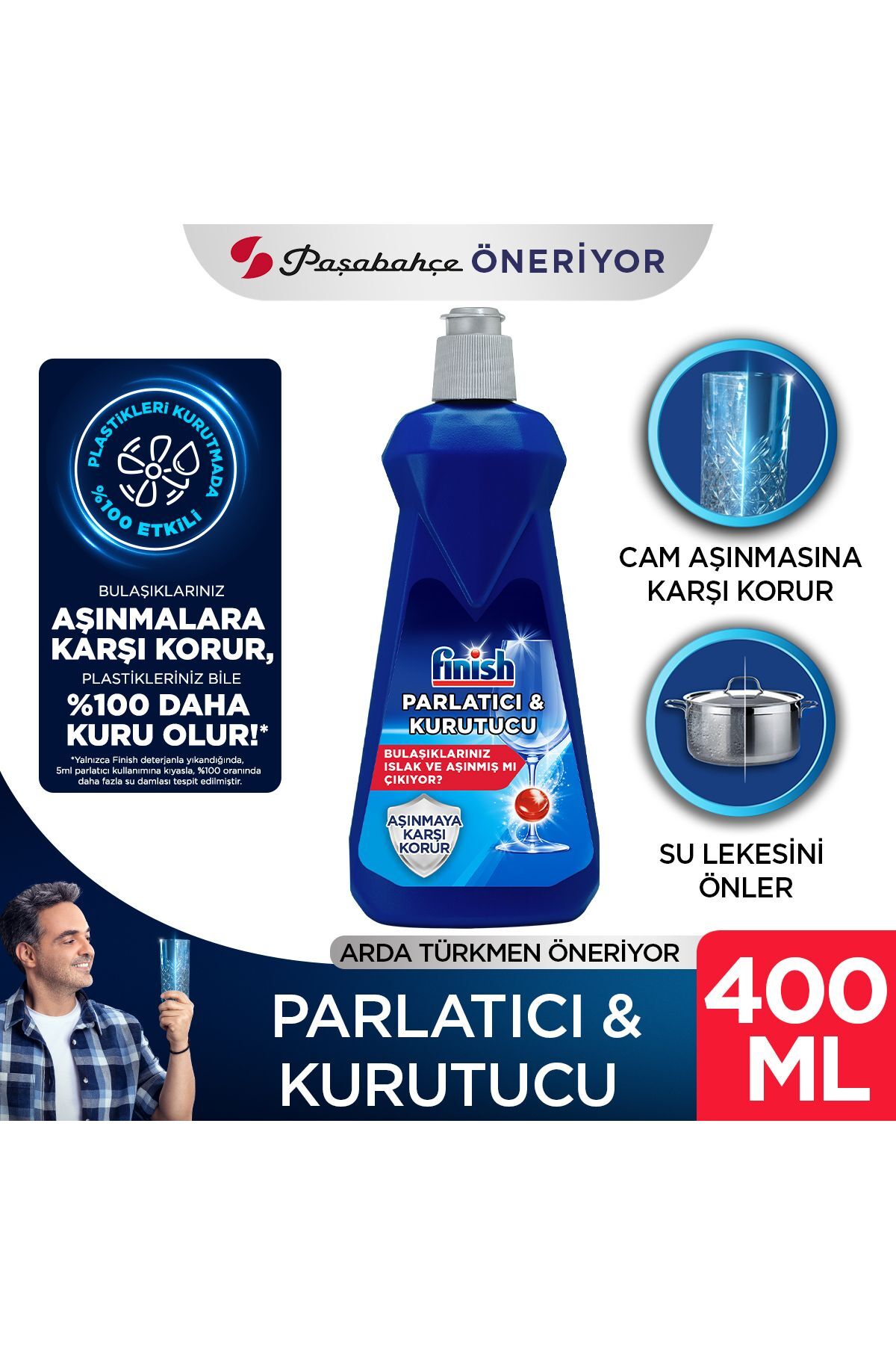Bulaşık Makine Parlatıcı Finish 400 ml