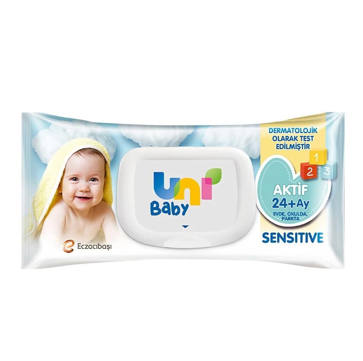 Uni Baby Islak Mendil Sensitive 24+ Ay 52'li