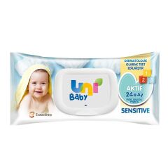 Uni Baby Islak Mendil Sensitive 24+ Ay 52'li
