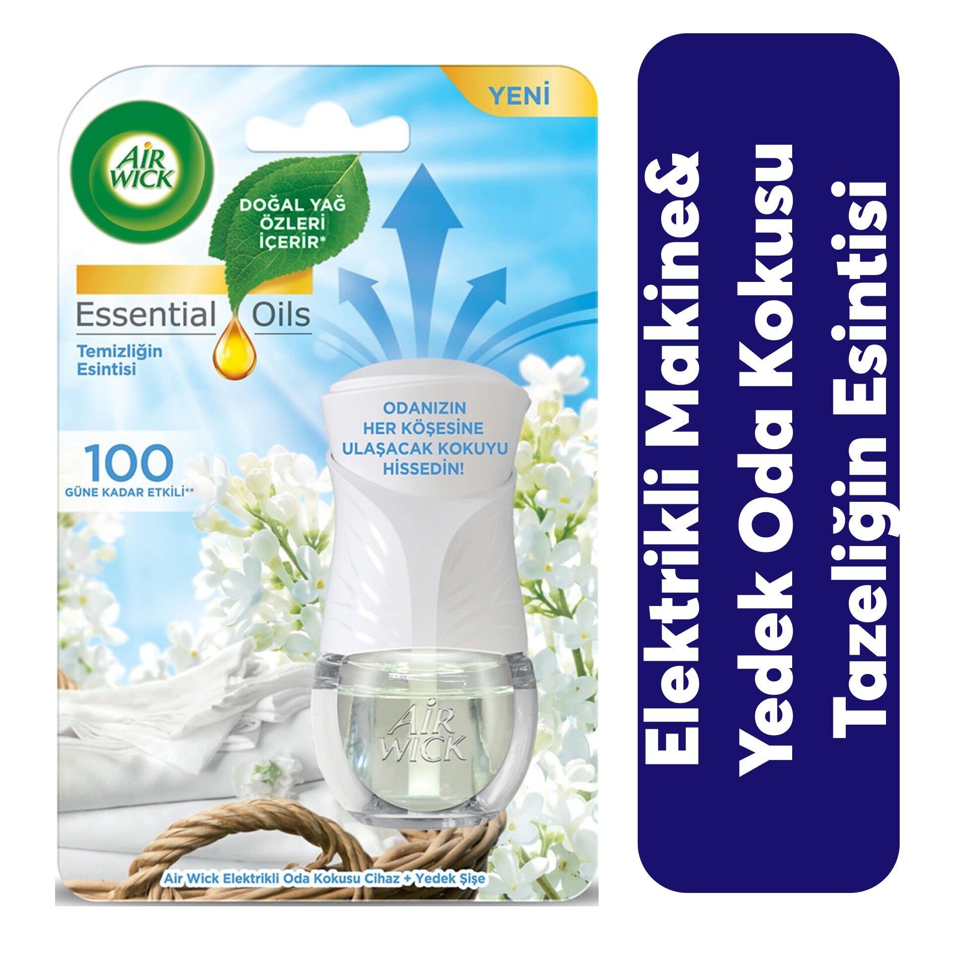 Air Wick Elektrikli Oda Kokusu + Makine Temizliğin Esintisi