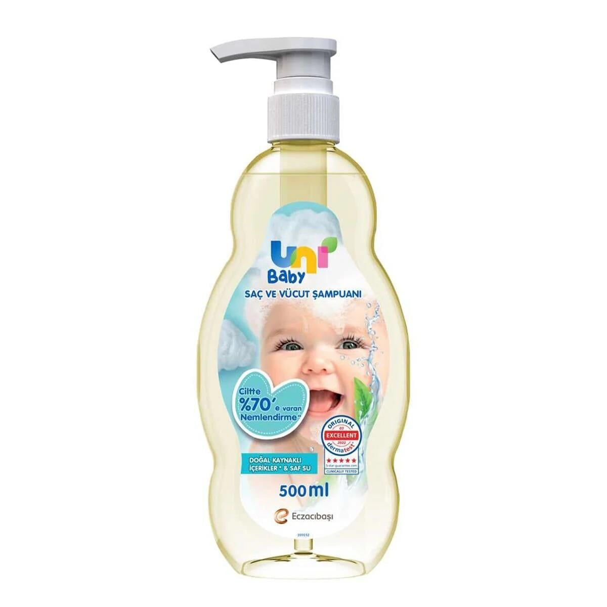 Uni Baby Saç Ve Vücut Şampuanı Sensitive 500 ml