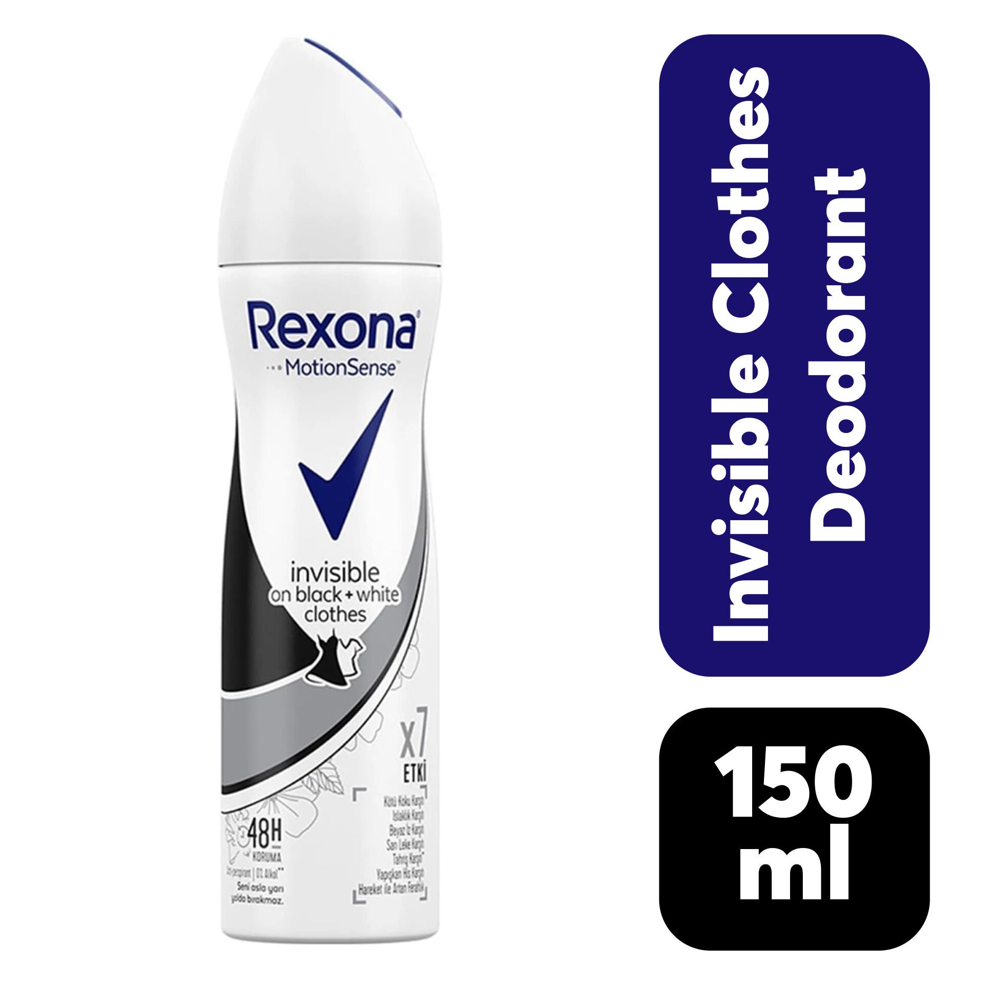 Deodorant Kadın Rexona 150 ml Invisible Clothes