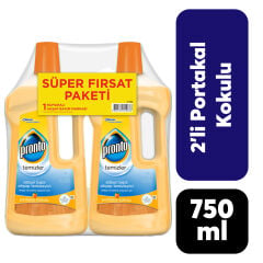 Ahşap Temizleyici Pronto 750 Ml Portakal Kokulu 2'li