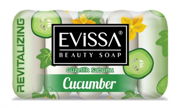 Sabun Evissa 5x55 gr Güzellik Salatalık