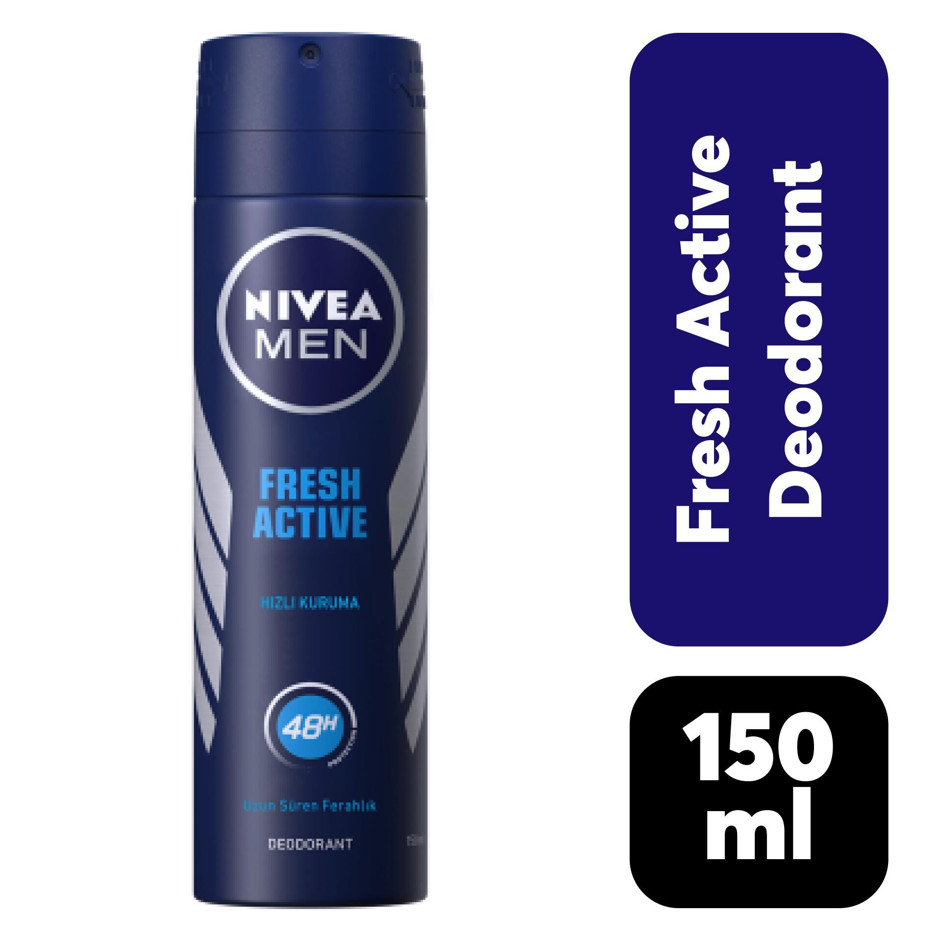 Deodorant Erkek Nivea 150 ml Fresh Active
