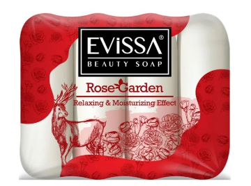 Sabun Evissa Ecopack 4x70 gr Gül