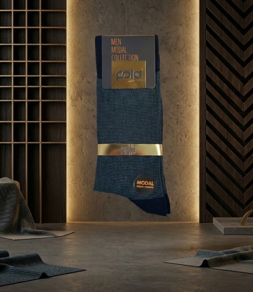 Pola Erkek Modal Kışlık Dikişsiz Çorap 40-44