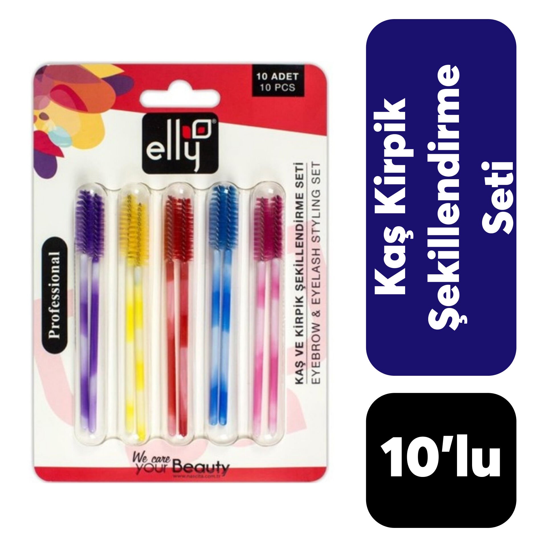 Elly Kaş ve Kirpik Şekillendirme Seti 10'lu