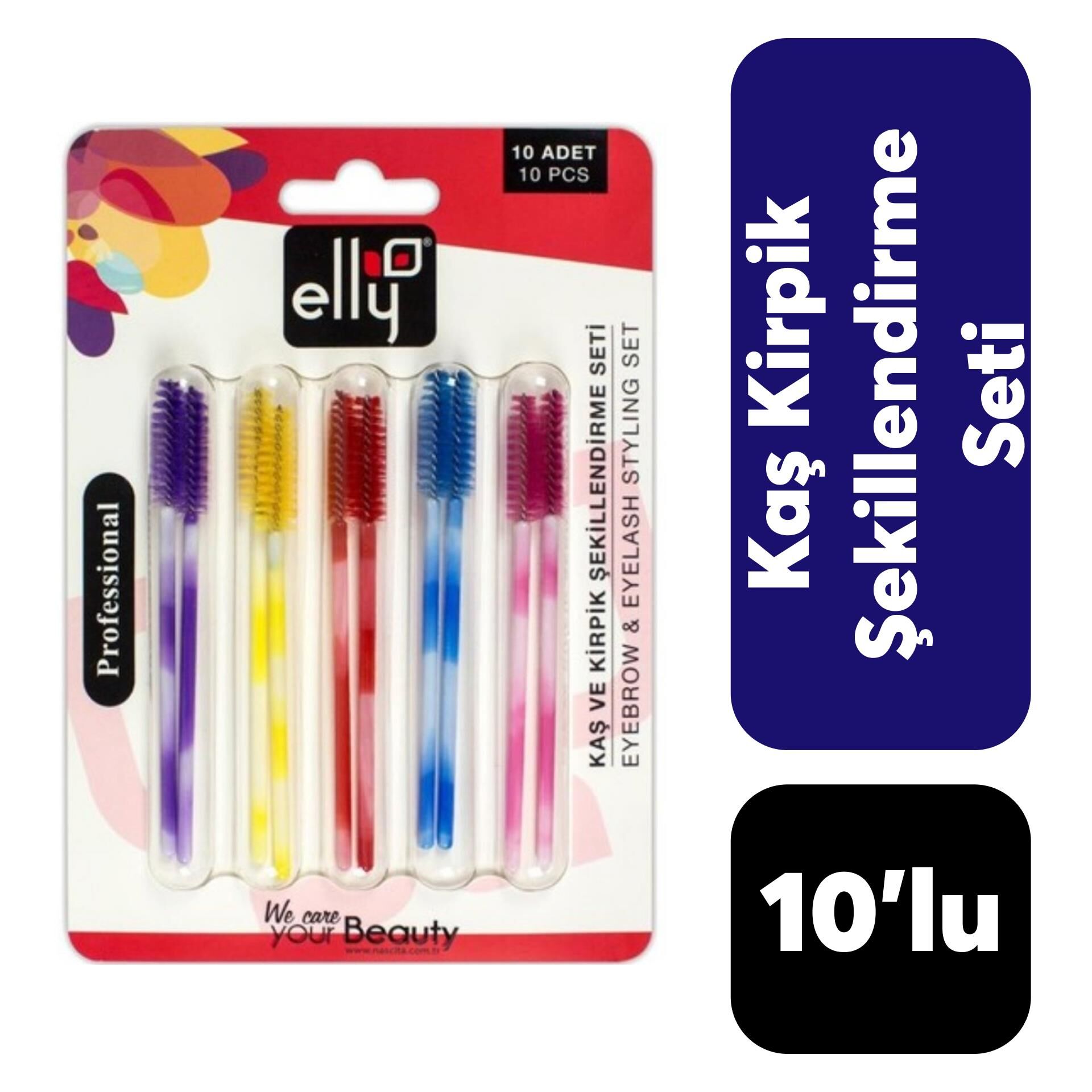 Elly Kaş ve Kirpik Şekillendirme Seti 10'lu