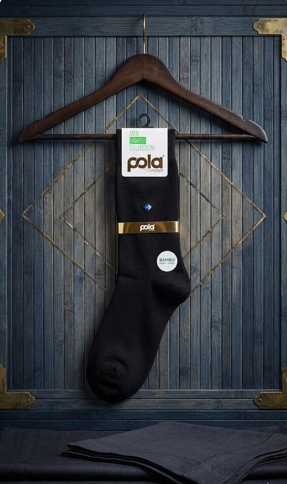 Pola Erkek Bambu Dikişsiz Çorap 40-44