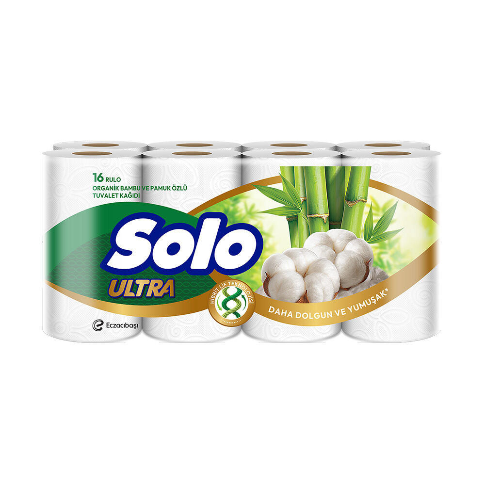 Solo Tuvalet Kağıdı 16'lı Bambu