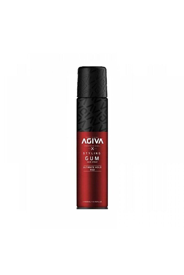 Saç Sprey Agiva Gum 400 ml Ultimate Kırmızı