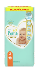 Prima Premium Care 3 Numara 6-10 KG 52'li