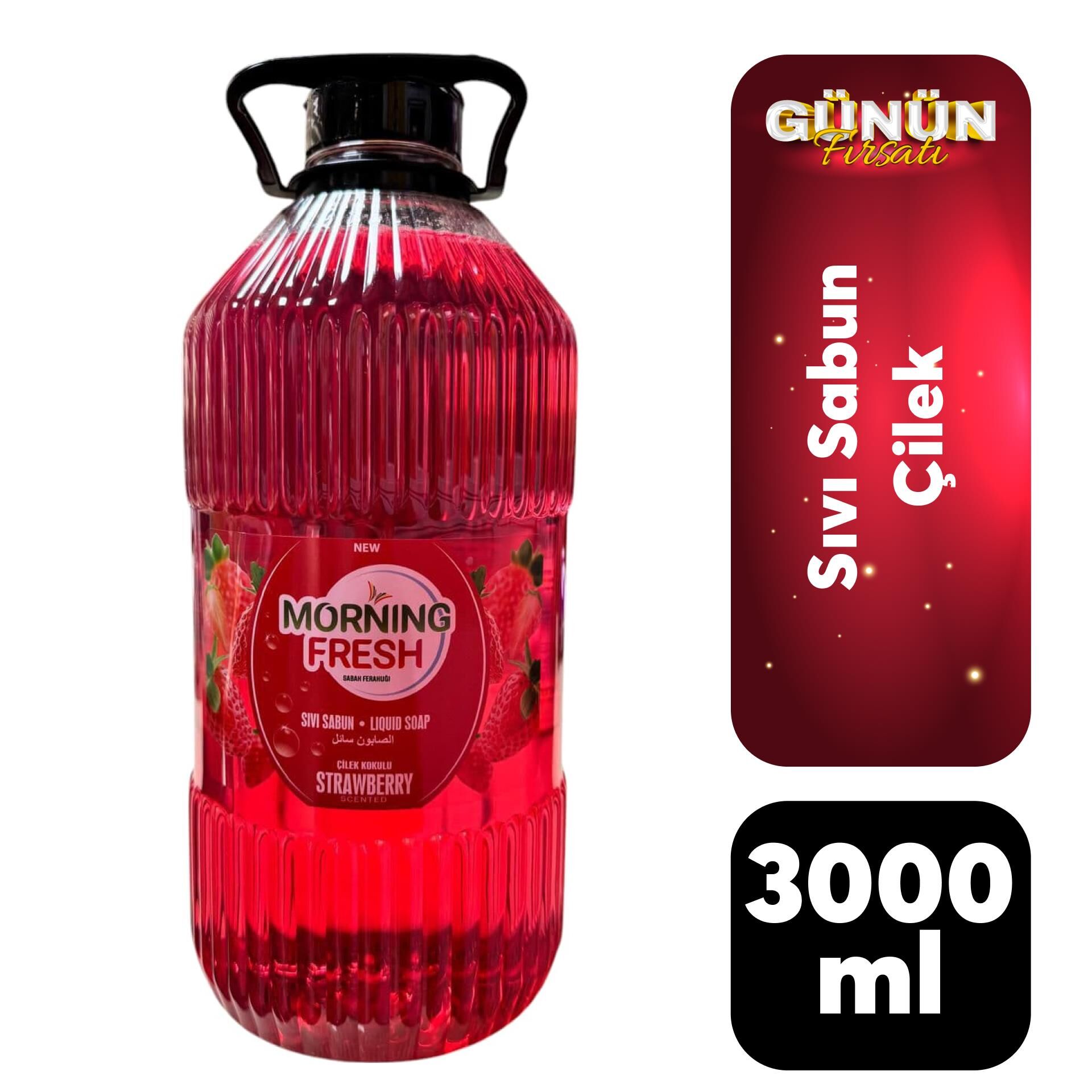 Sabun Sıvı Morning Fresh 3 L Çilek