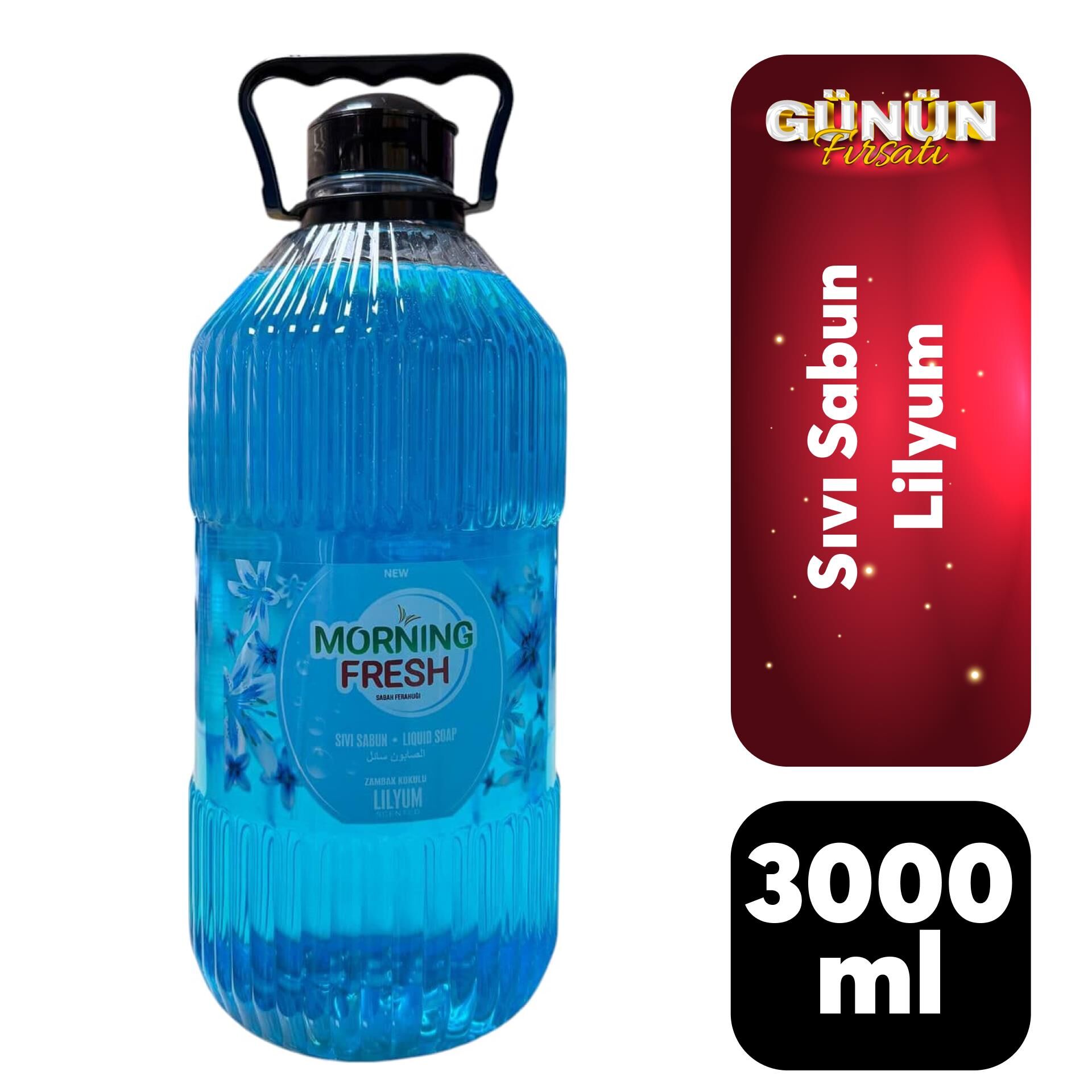 Sabun Sıvı Morning Fresh 3 L Lilyum