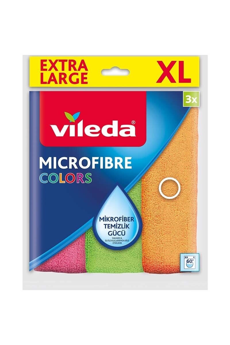 Temizlik Bezi Vileda 3'lü Microfiber Bez XL