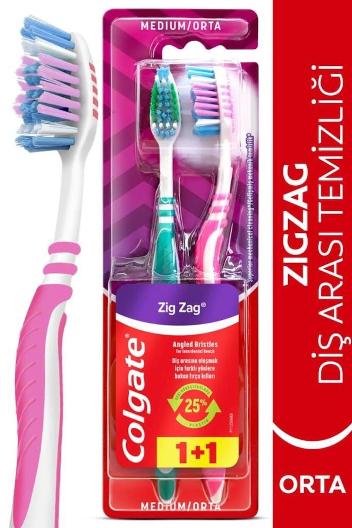 Diş Fırçası Colgate Zigzag 1+1