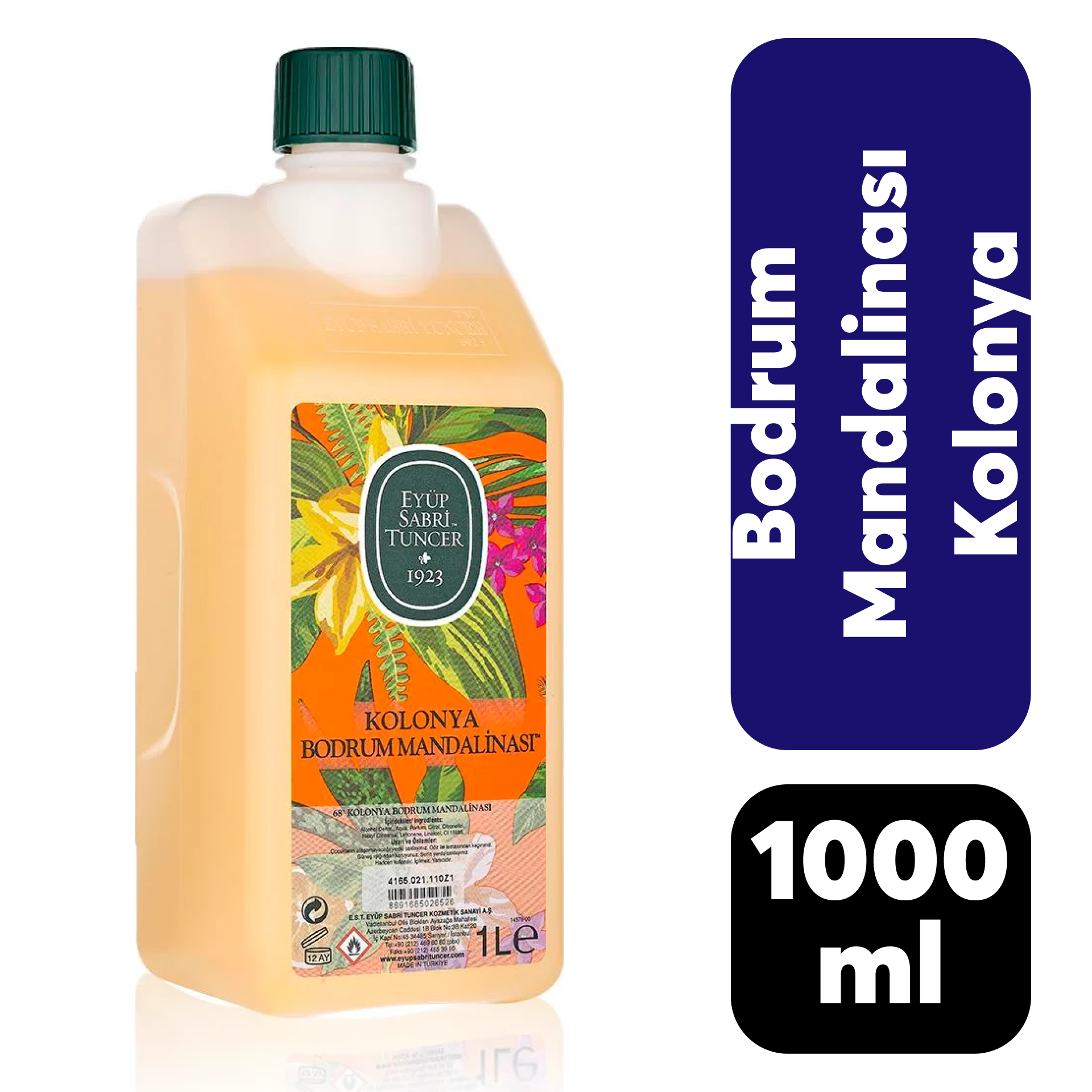 Kolonya Eyüp Sabri Tuncer 1 L Mandalina