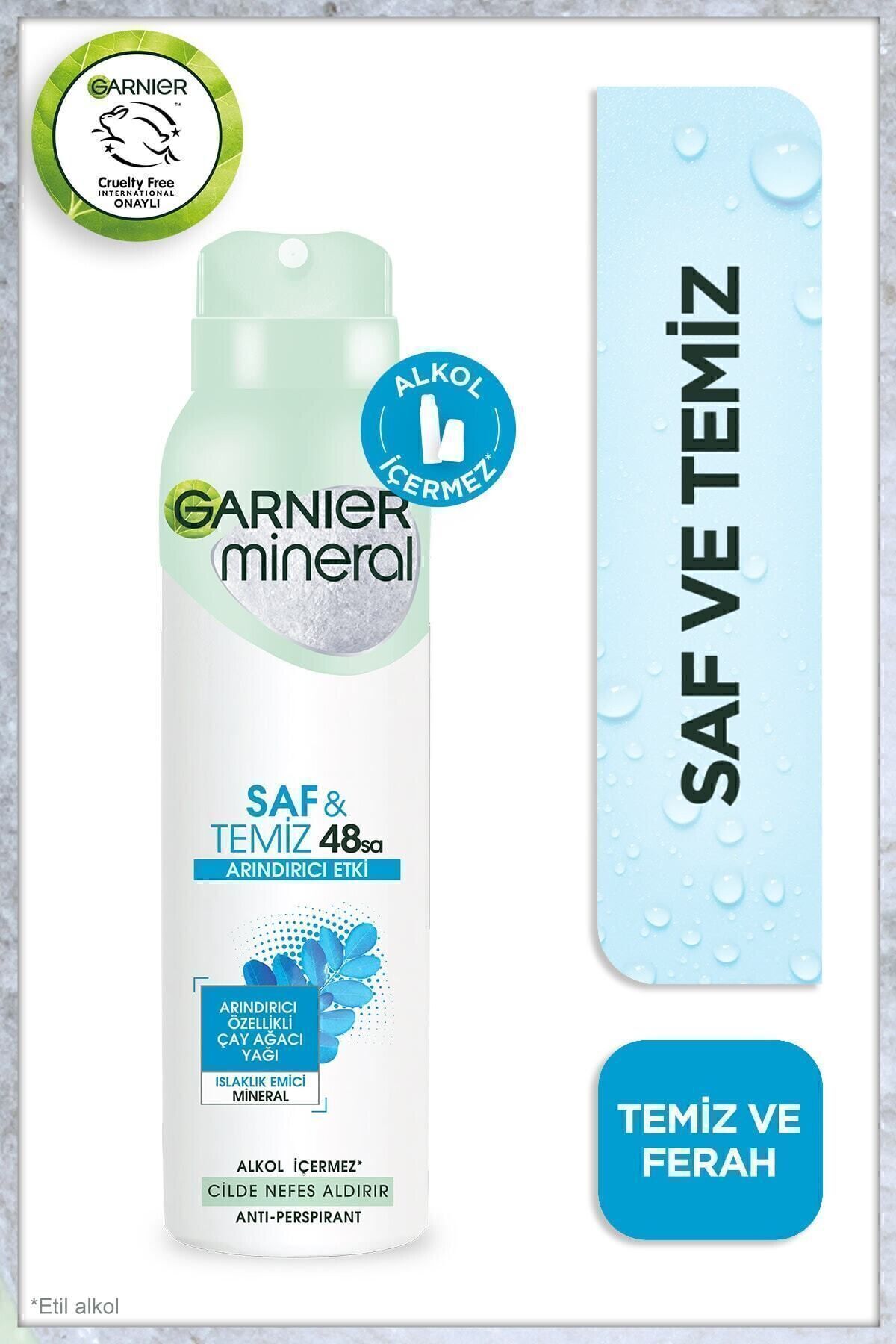 Garnier Saf & Temiz Deodorant Sprey 150 ml