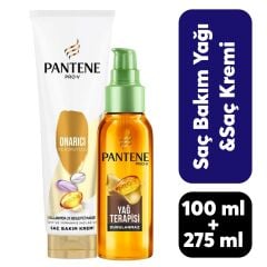 Pantene 275 ml Saç Kremi + Saç Bakım Yağı 100 ml