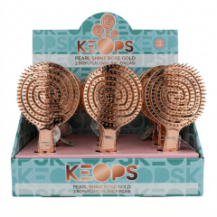 Tarak Keops Saç Fırçası 3D Oval Pearl Shine Rose Gold