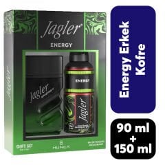 Kofre Erkek Jagler Parfüm 90 ml + Deodorant 150 ml Energy