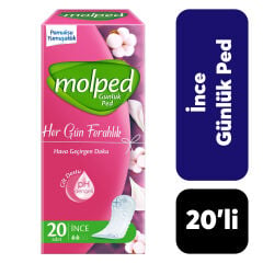 Molped Günlük Ped 20'li İnce