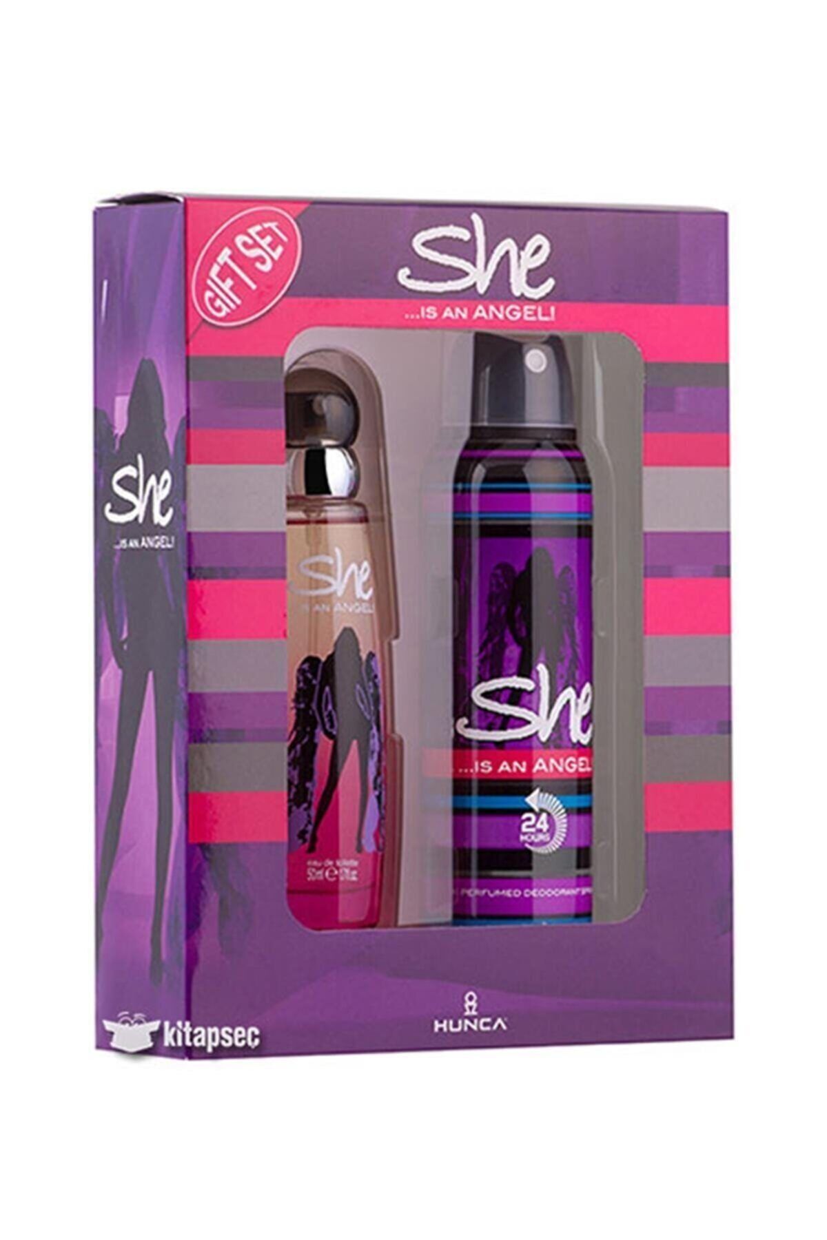 Kofre Kadın She Parfüm 50 ml + Deodorant 150 ml Angel