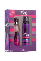 Kofre Kadın She Parfüm 50 ml + Deodorant 150 ml Angel