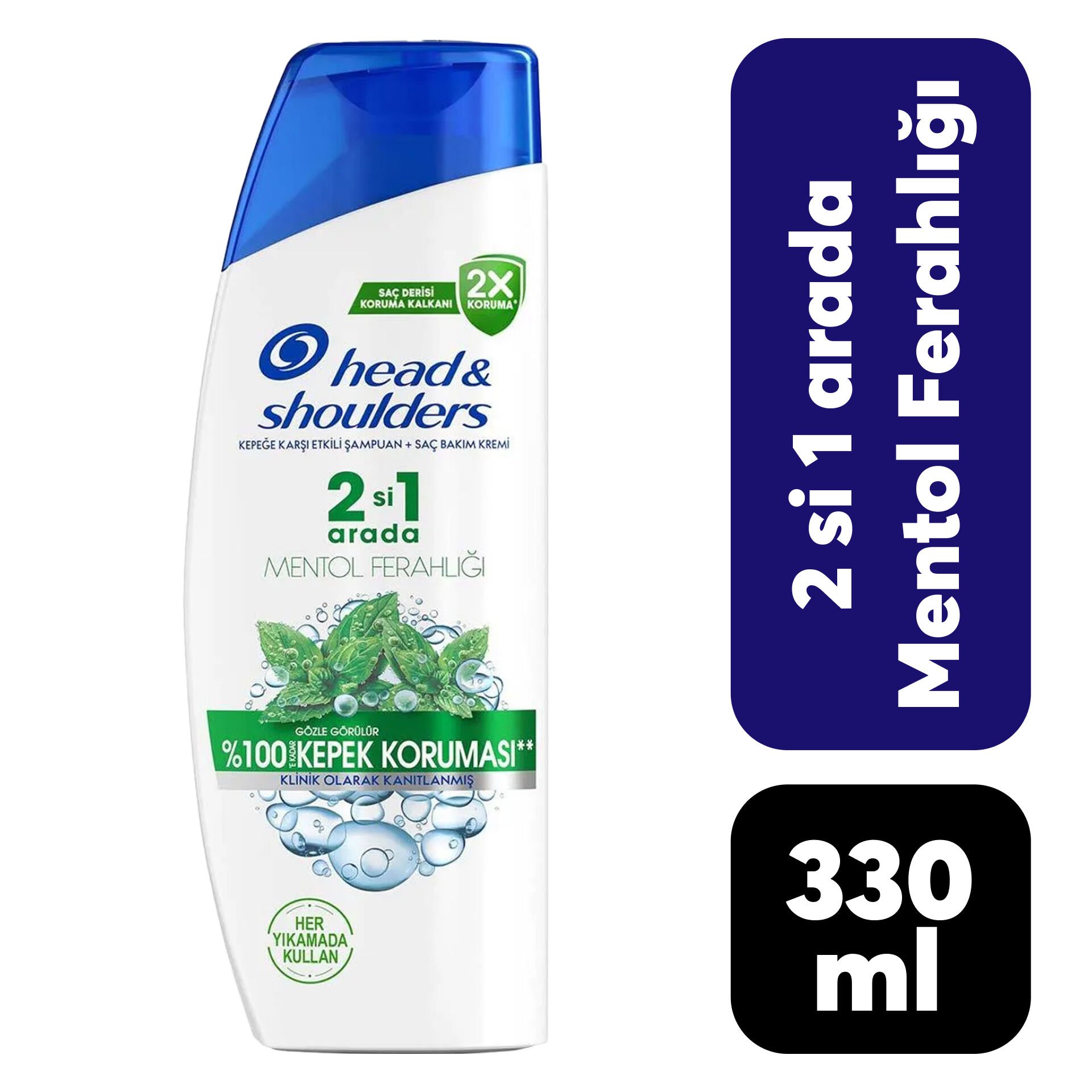 Head & Shoulders Şampuan 330 ml 2-1 Mentol Ferahlığı
