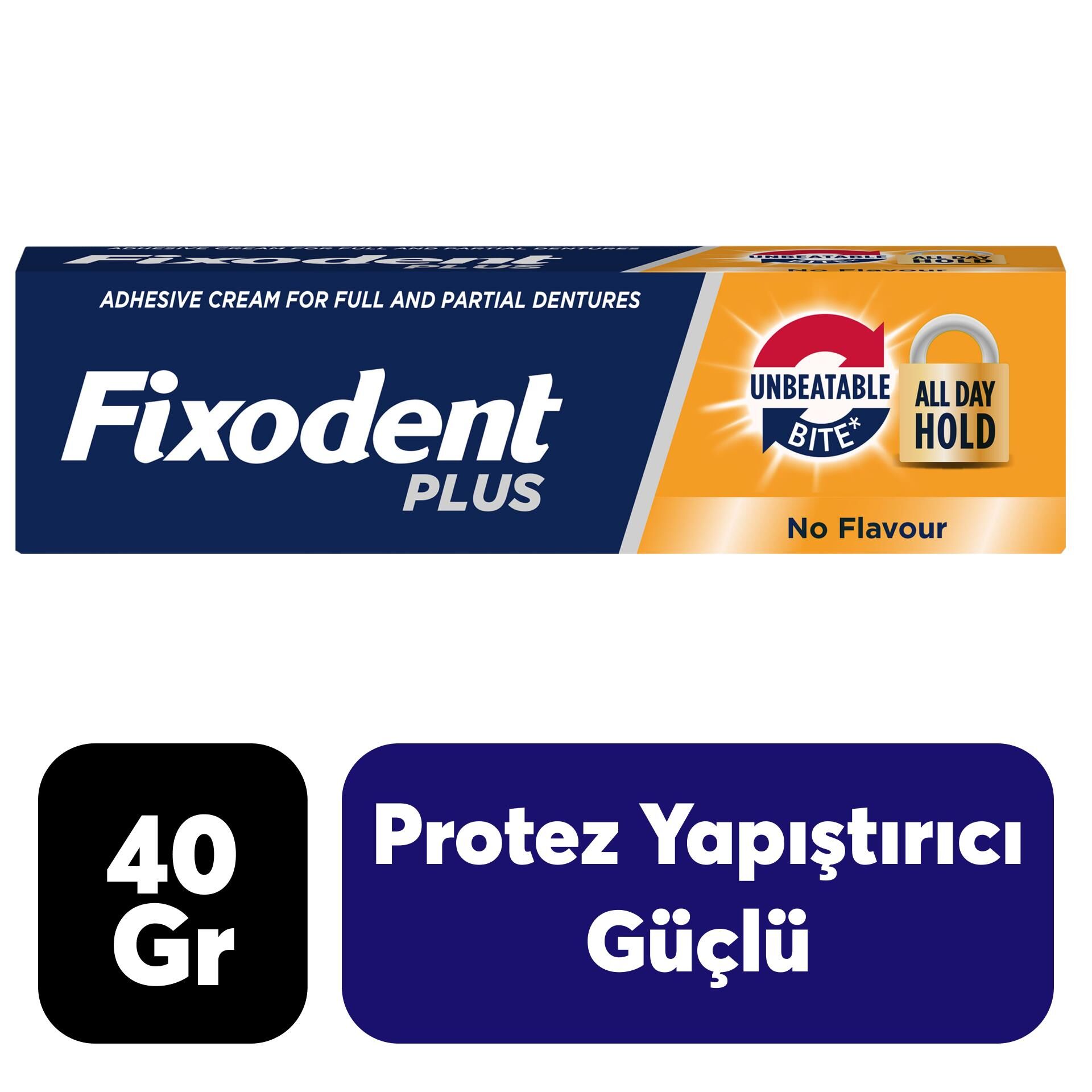 Fixodent Plus Protez Yapıştırıcı 40 gr Güçlü