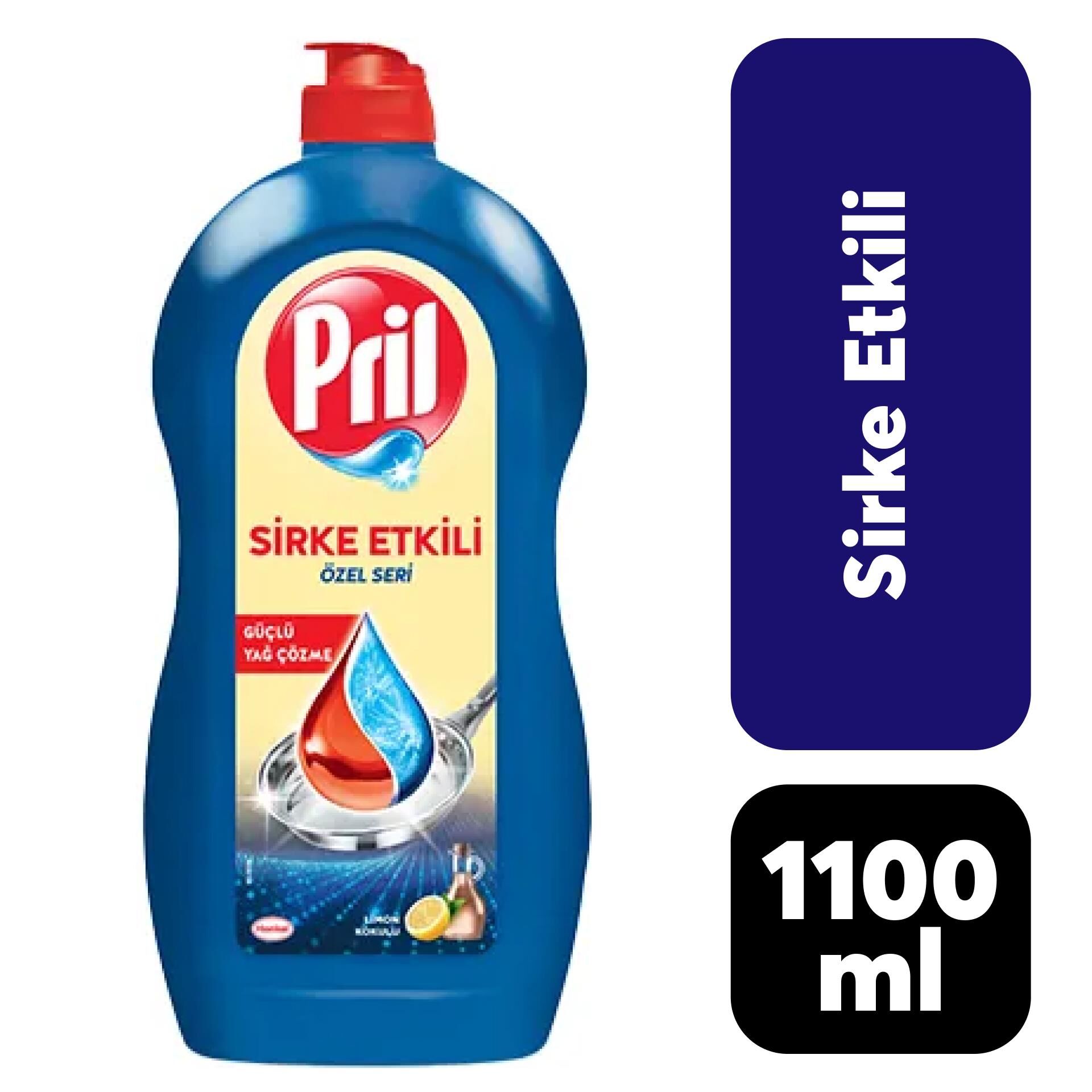Pril .1100 ml Bulaşık Deterjanı Sirke