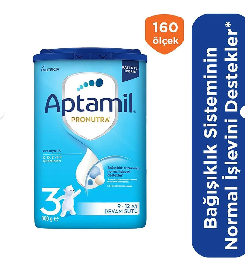 Aptamil Devam Sütü 3 800gr 9-12 Ay