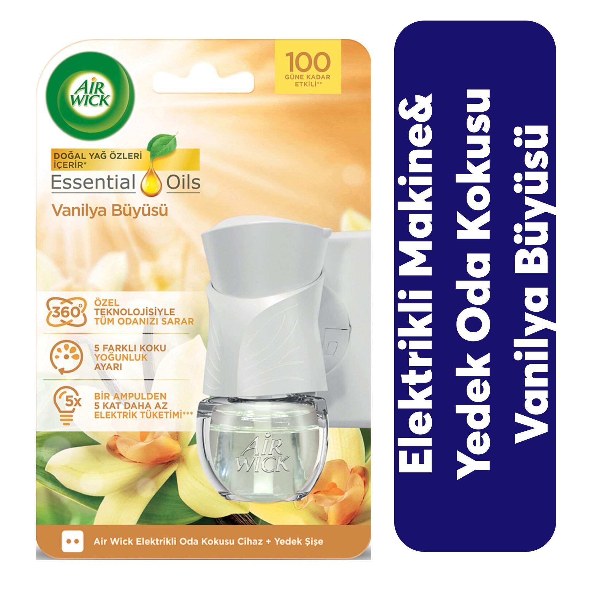 Air Wick Elektrikli Oda Kokusu Vanilya Kit