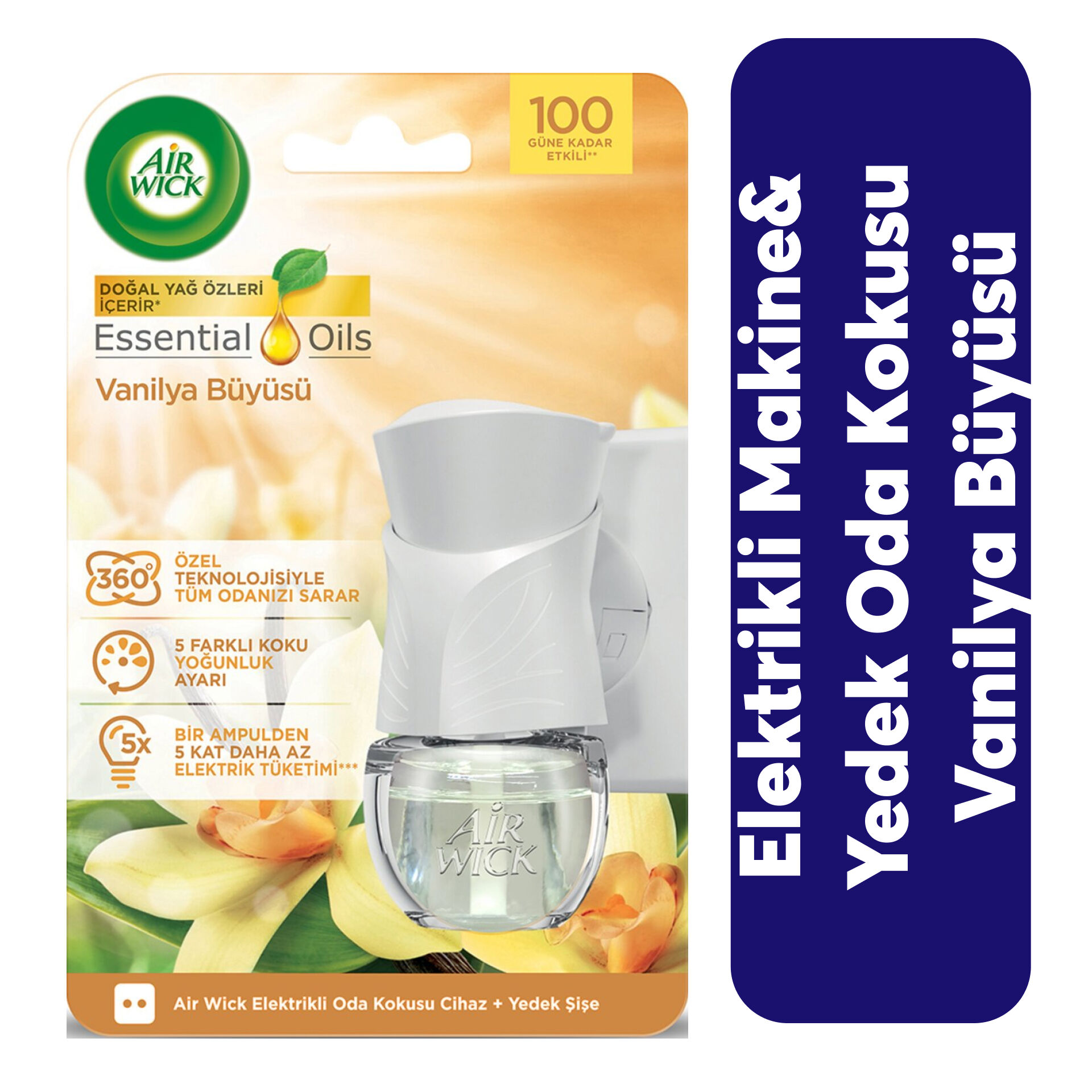 Koku Air Wick Elektrikli Oda Kokusu Vanilya Kit