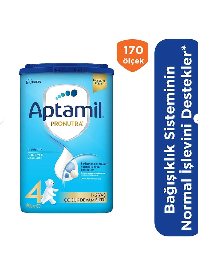 Aptamil Devam Sütü 4 800gr 1-2 Yaş