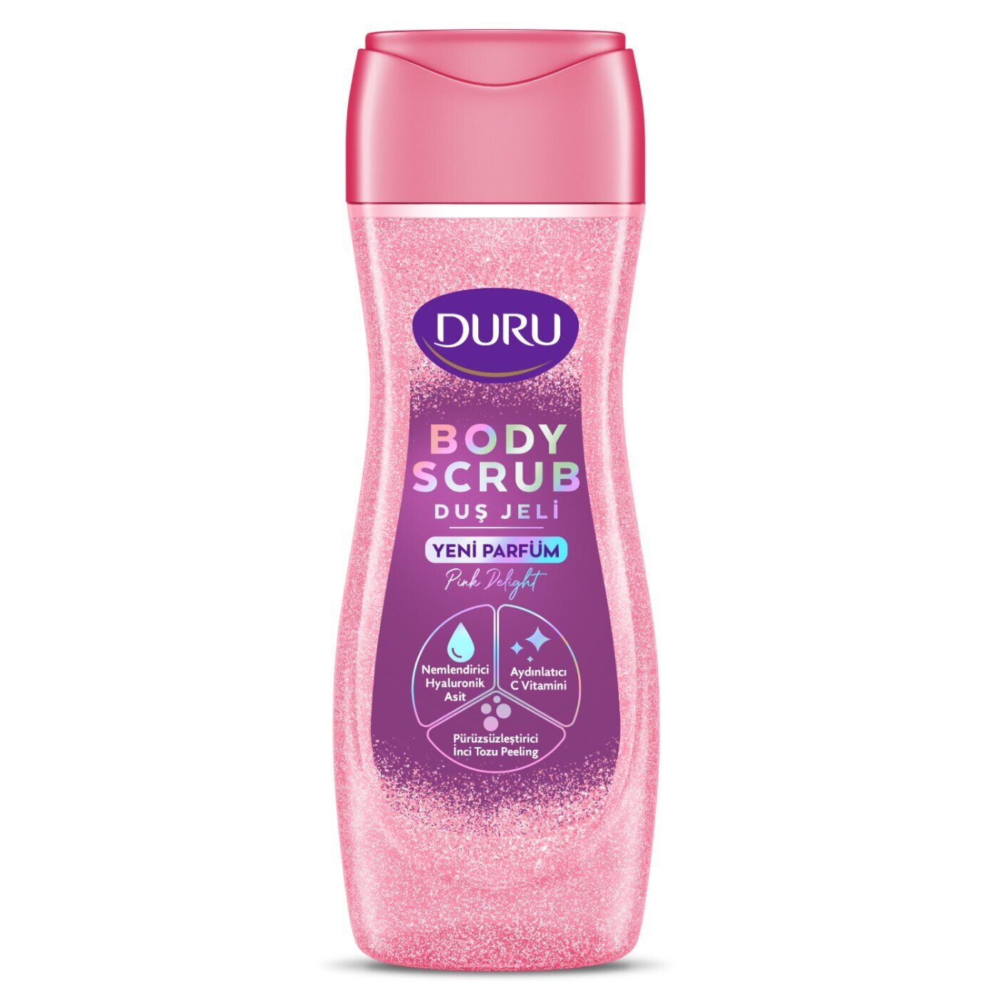 Duş Jeli Duru Body Scrub 450 ml Pink