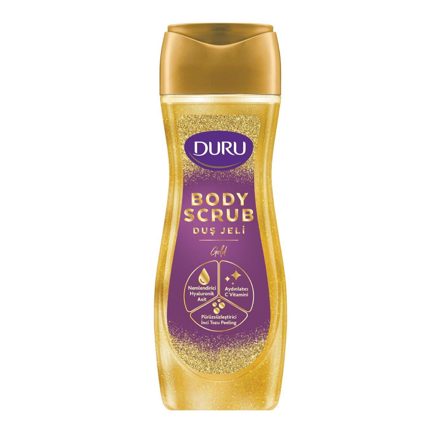 Duş Jeli Duru Body Scrub 450 ml Gold