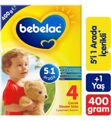 Bebelac Devam Sütü 5i1 Arada 1 Yaş 400 Gr
