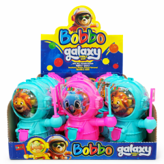 Bobbo Galaxy Çilek-Muz-Portakal Aromalı Misket Sakız 12'Li