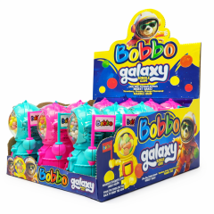 Bobbo Galaxy Çilek-Muz-Portakal Aromalı Misket Sakız 12'Li