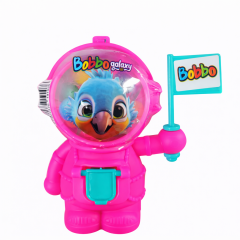 Bobbo Galaxy Çilek-Muz-Portakal Aromalı Misket Sakız 12'Li