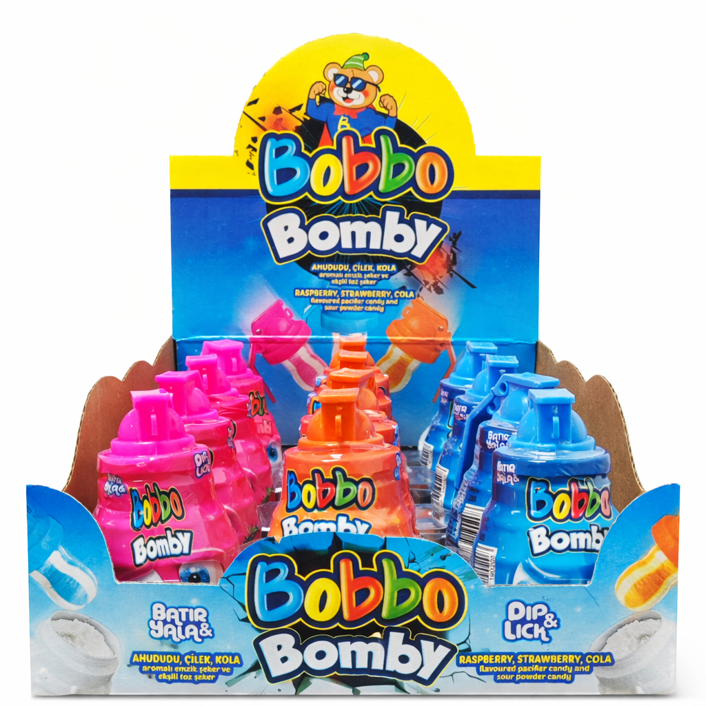 ..Bobbo Bomby Aromalı Emzik Şeker 12'li